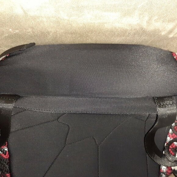 PAJAR-Logan Leather/Knit Luxury Special Force Sport Backpack-Black Plaid Mix-NWT main image 11